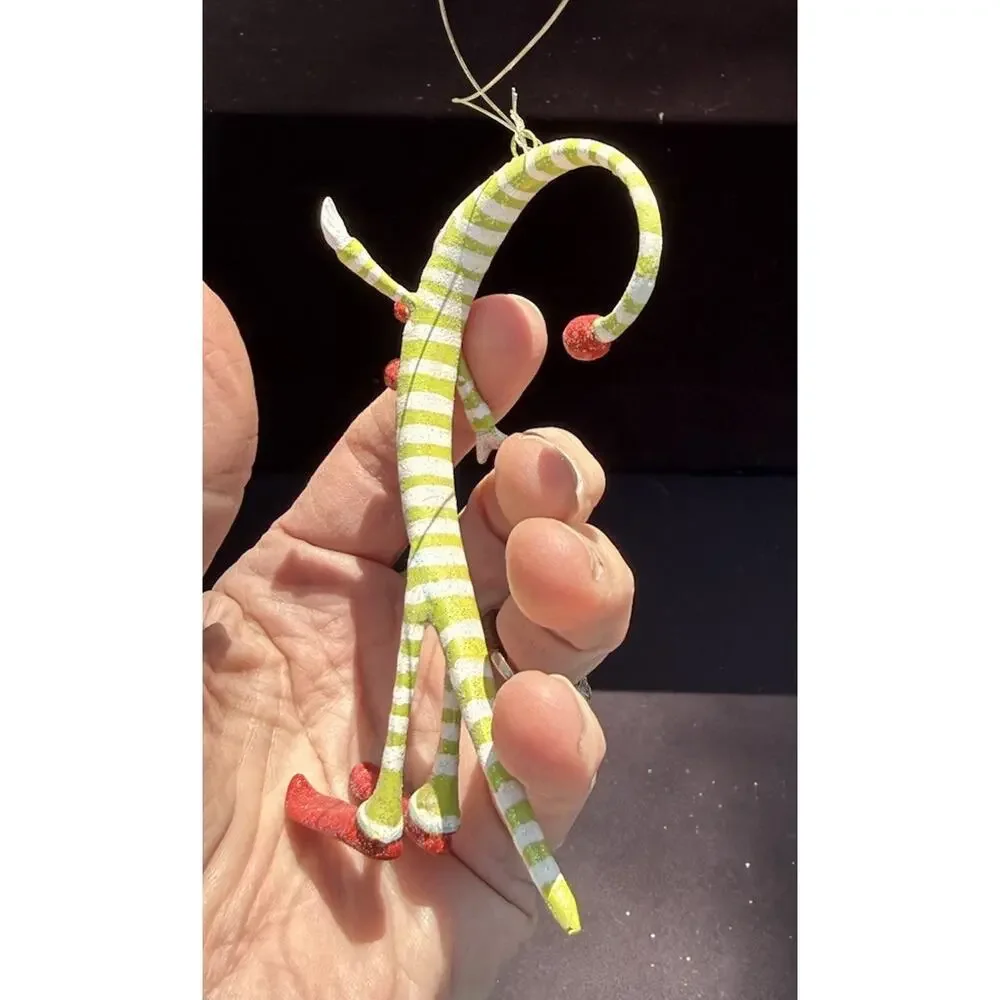 Dept 56 Patience Brewster Krinkles Whimsical Swirly Elf Ornament EUC -K1